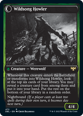 Howlpack Piper // Wildsong Howler [Innistrad: Double Feature] | GrognardGamesBatavia