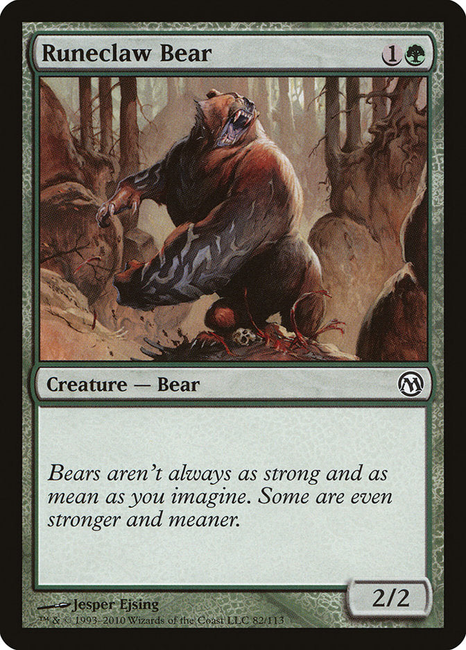 Runeclaw Bear [Duels of the Planeswalkers] | GrognardGamesBatavia