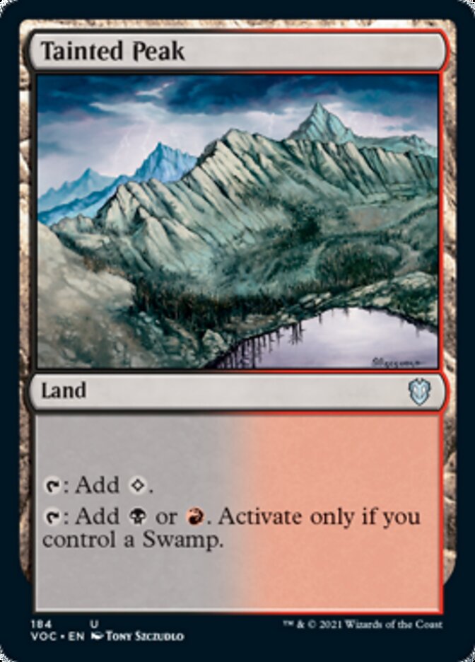 Tainted Peak [Innistrad: Crimson Vow Commander] | GrognardGamesBatavia