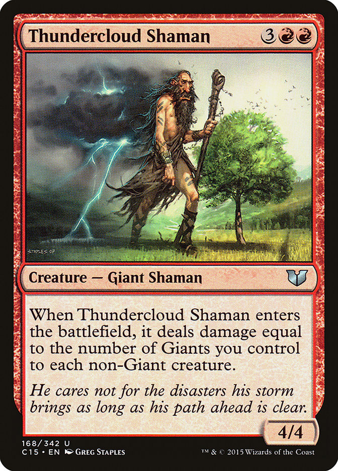 Thundercloud Shaman [Commander 2015] | GrognardGamesBatavia