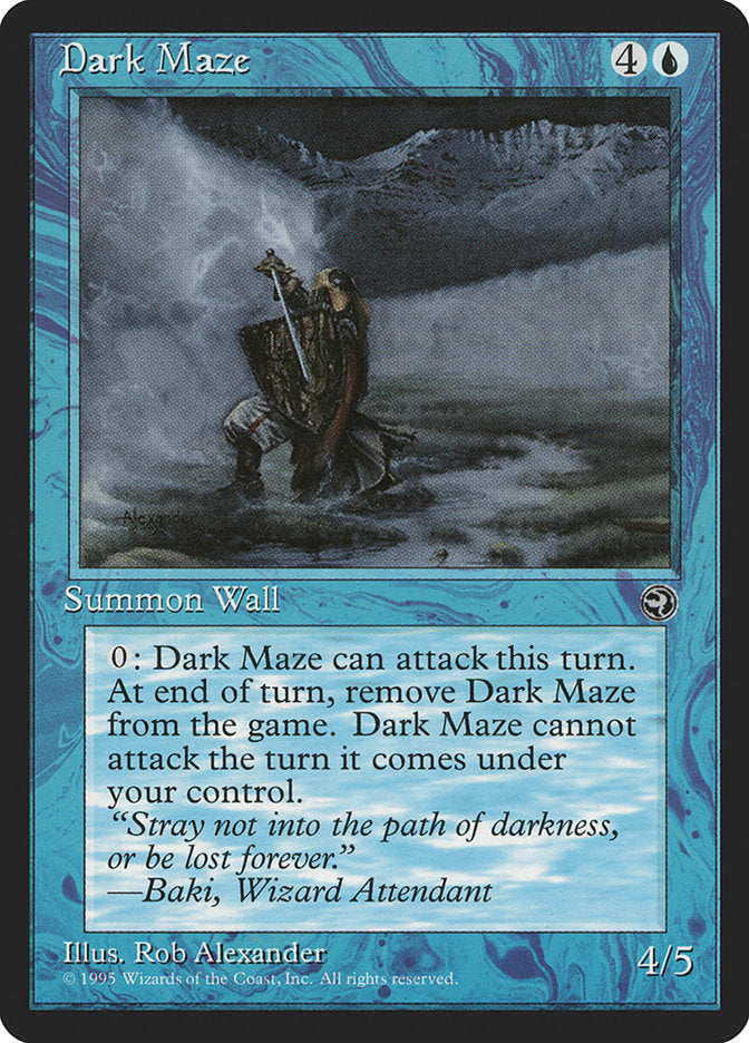 Dark Maze (Baki Flavor Text) [Homelands] | GrognardGamesBatavia