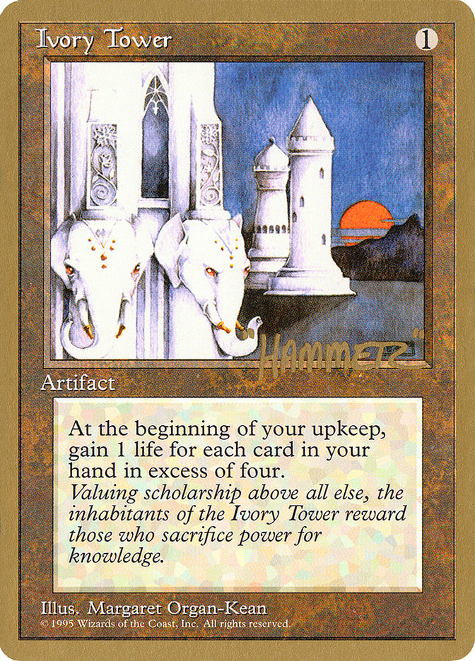 Ivory Tower (Shawn "Hammer" Regnier) [Pro Tour Collector Set] | GrognardGamesBatavia