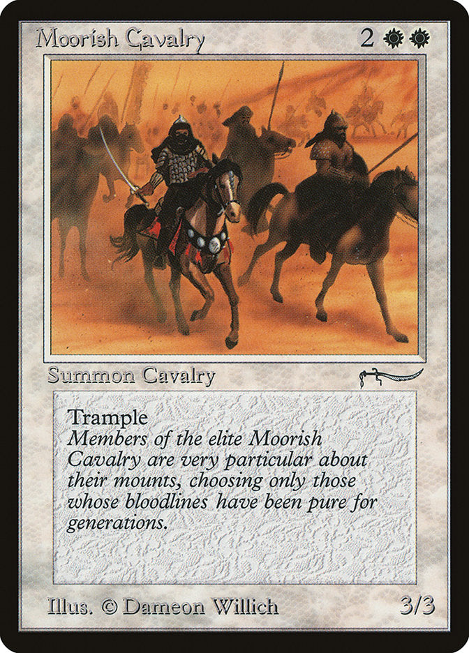 Moorish Cavalry (Light Mana Cost) [Arabian Nights] | GrognardGamesBatavia