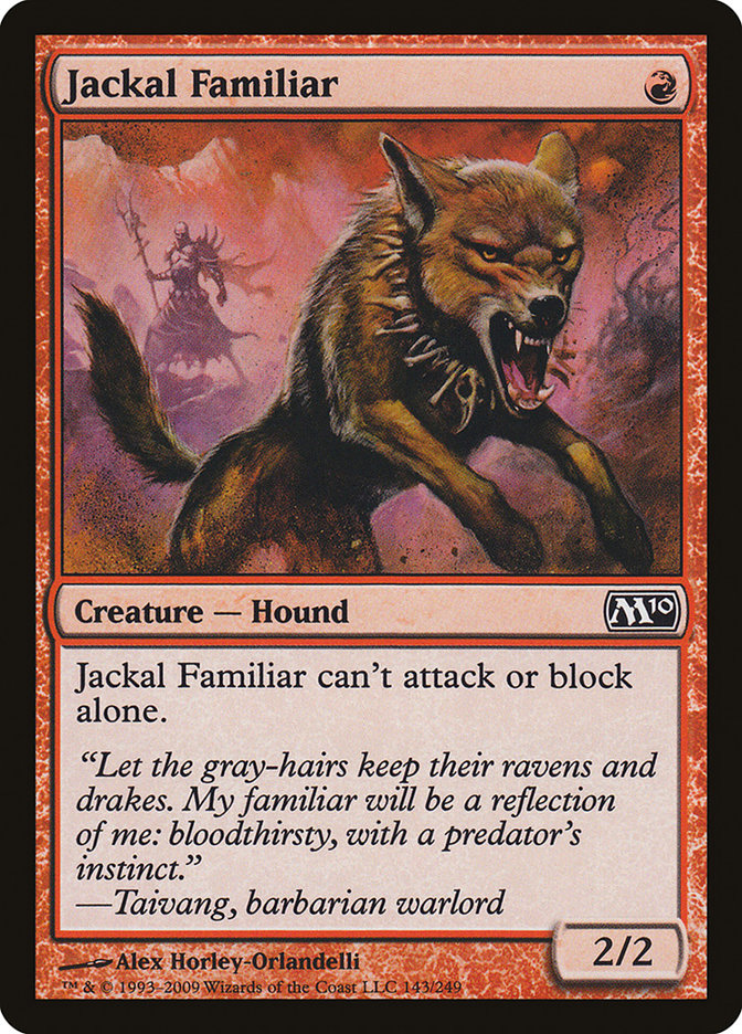 Jackal Familiar [Magic 2010] | GrognardGamesBatavia