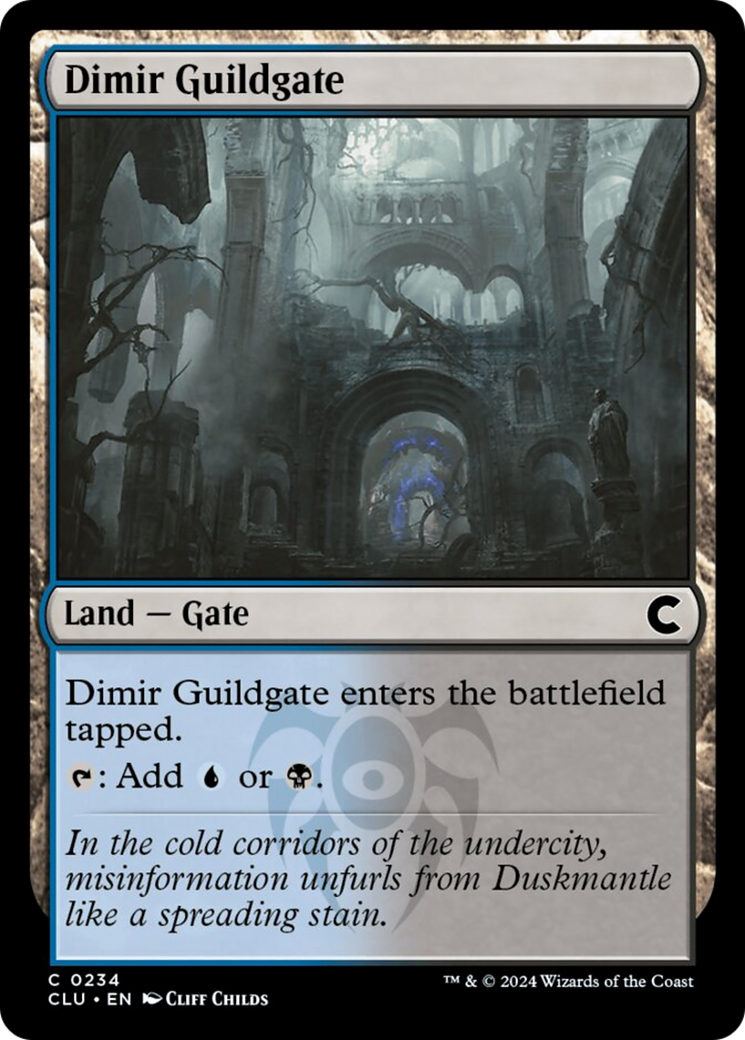 Dimir Guildgate [Ravnica: Clue Edition] | GrognardGamesBatavia