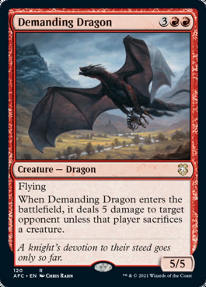 Demanding Dragon [Dungeons & Dragons: Adventures in the Forgotten Realms Commander] | GrognardGamesBatavia