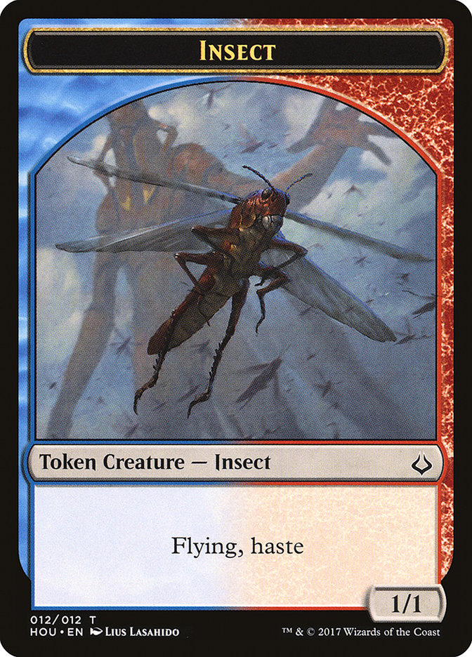 Champion of Wits // Insect Double-Sided Token [Hour of Devastation Tokens] | GrognardGamesBatavia