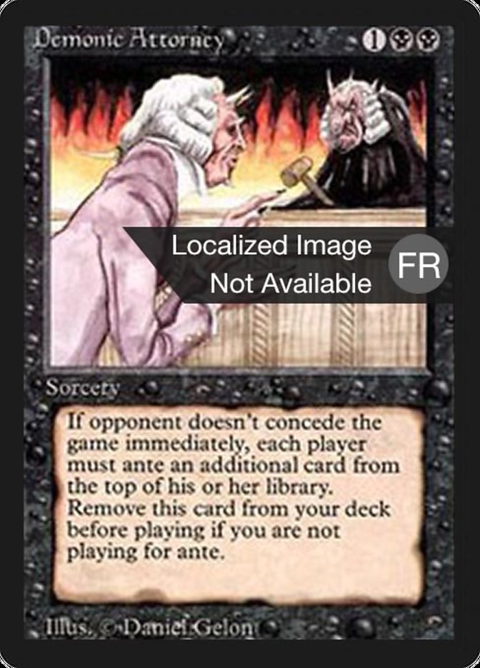 Demonic Attorney [Foreign Black Border] | GrognardGamesBatavia