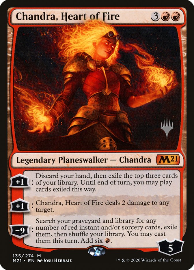 Chandra, Heart of Fire (Promo Pack) [Core Set 2021 Promos] | GrognardGamesBatavia