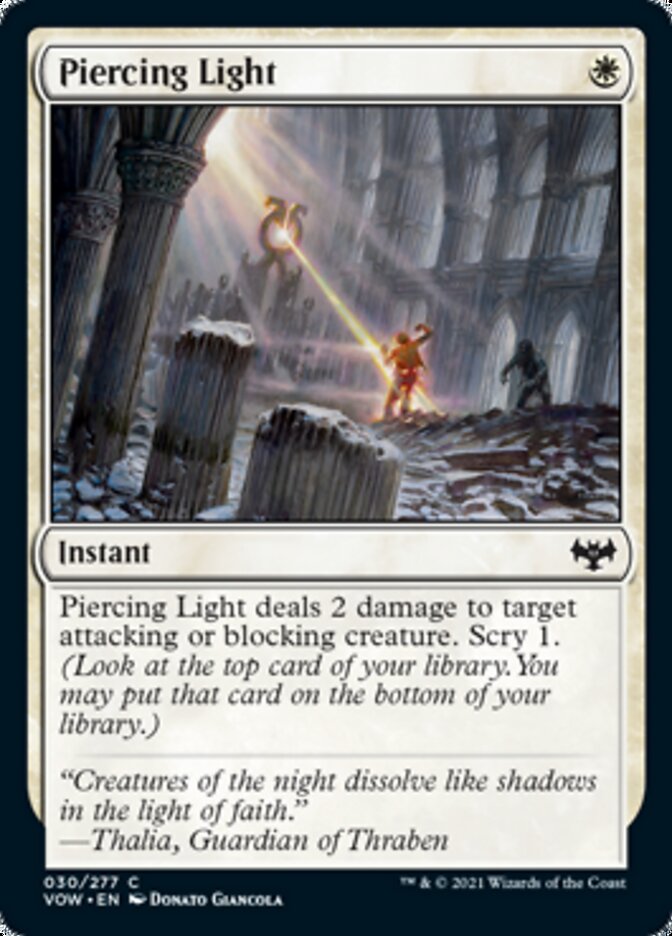 Piercing Light [Innistrad: Crimson Vow] | GrognardGamesBatavia