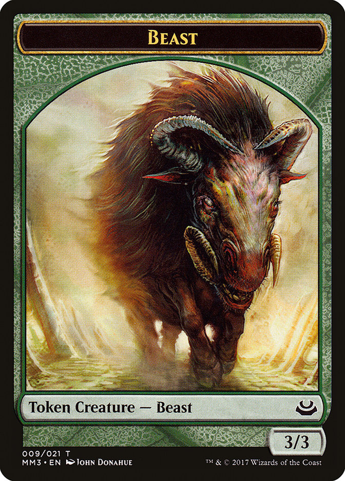 Beast Token (009/021) [Modern Masters 2017 Tokens] | GrognardGamesBatavia