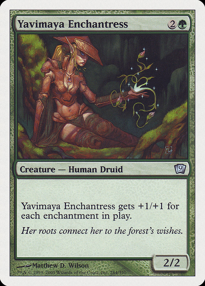 Yavimaya Enchantress [Ninth Edition] | GrognardGamesBatavia