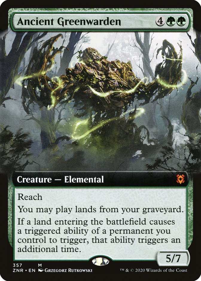 Ancient Greenwarden (Extended Art) [Zendikar Rising] | GrognardGamesBatavia