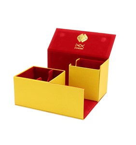Dex Protection Creation Large Deck Box - Yellow | GrognardGamesBatavia