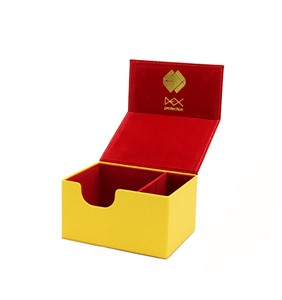 Dex Protection Creation Medium Deck Box - Yellow | GrognardGamesBatavia