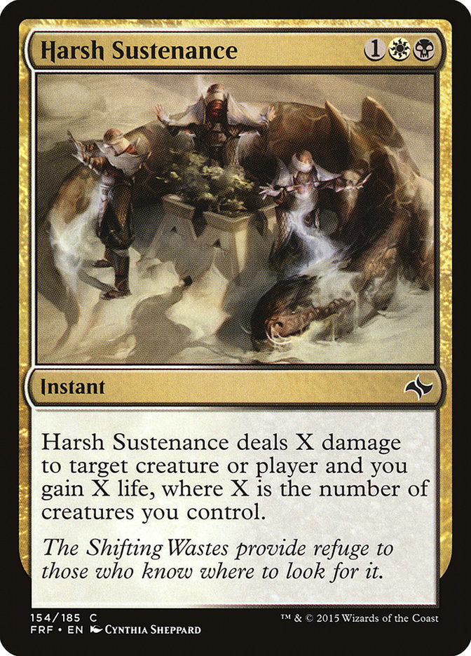 Harsh Sustenance [Fate Reforged] | GrognardGamesBatavia