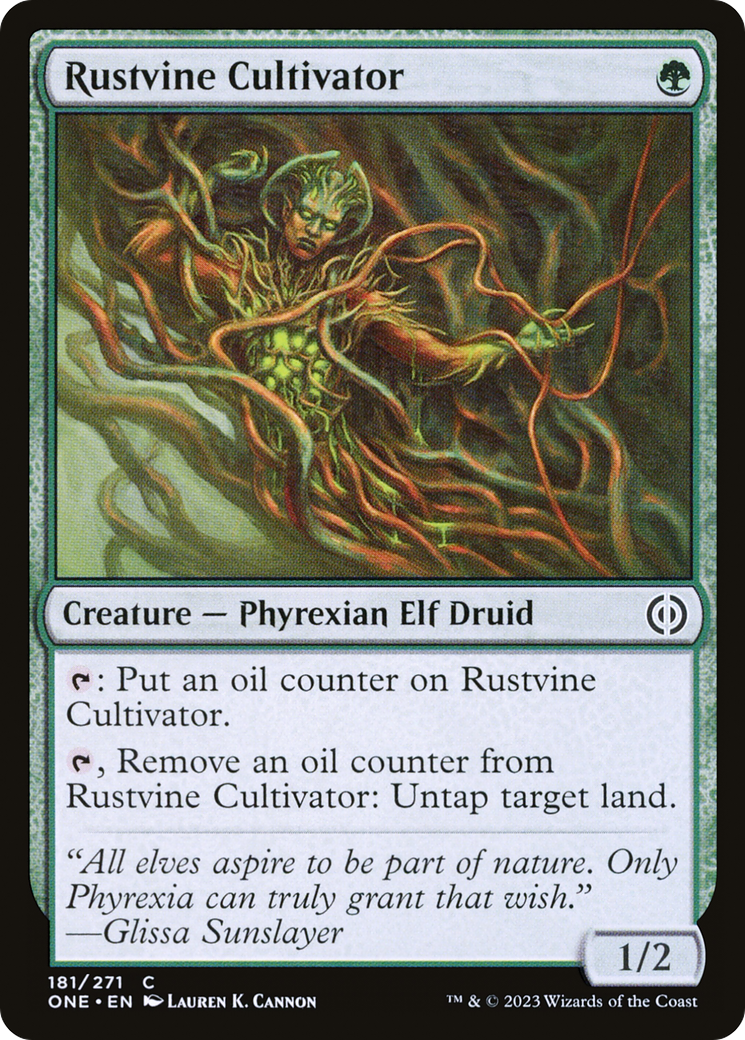 Rustvine Cultivator [Phyrexia: All Will Be One] | GrognardGamesBatavia