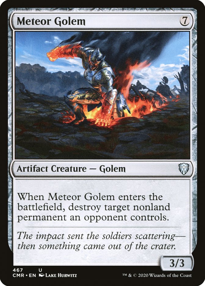 Meteor Golem (467) [Commander Legends] | GrognardGamesBatavia