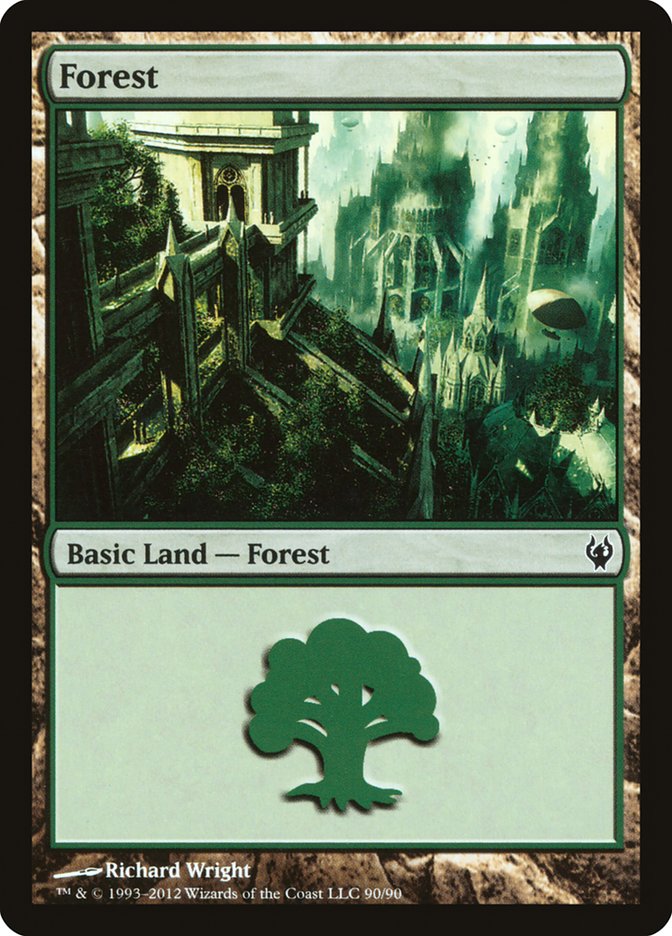 Forest (90) [Duel Decks: Izzet vs. Golgari] | GrognardGamesBatavia