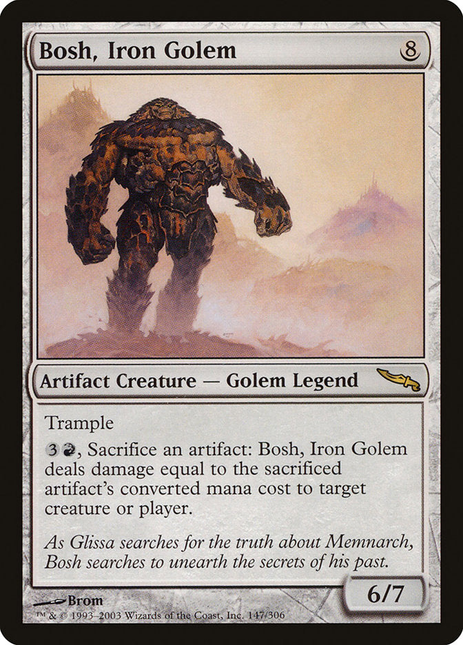 Bosh, Iron Golem [Mirrodin] | GrognardGamesBatavia