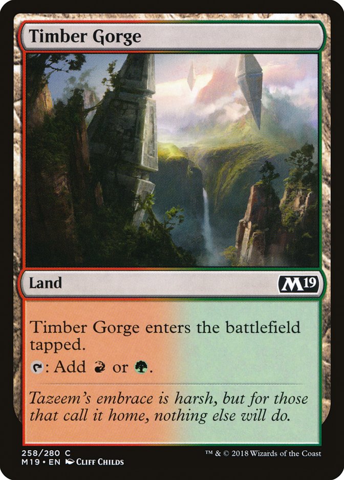 Timber Gorge [Core Set 2019] | GrognardGamesBatavia