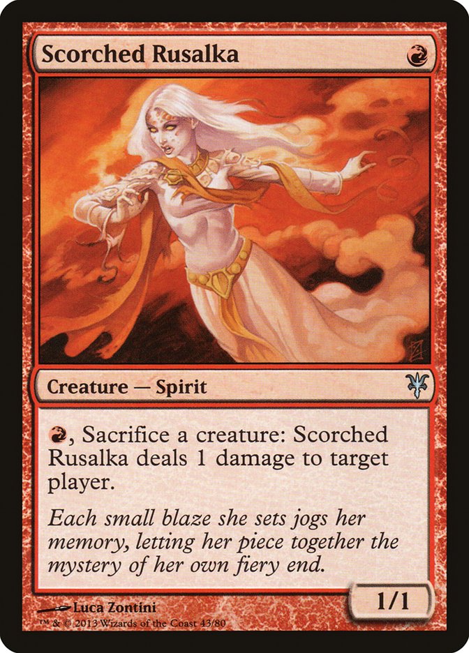 Scorched Rusalka [Duel Decks: Sorin vs. Tibalt] | GrognardGamesBatavia