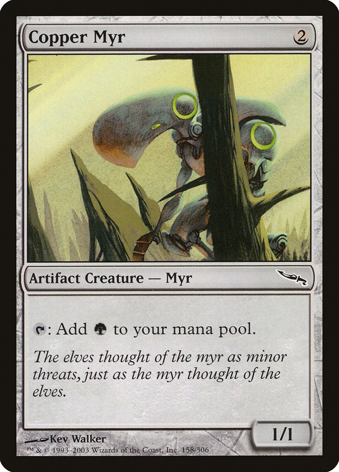 Copper Myr [Mirrodin] | GrognardGamesBatavia