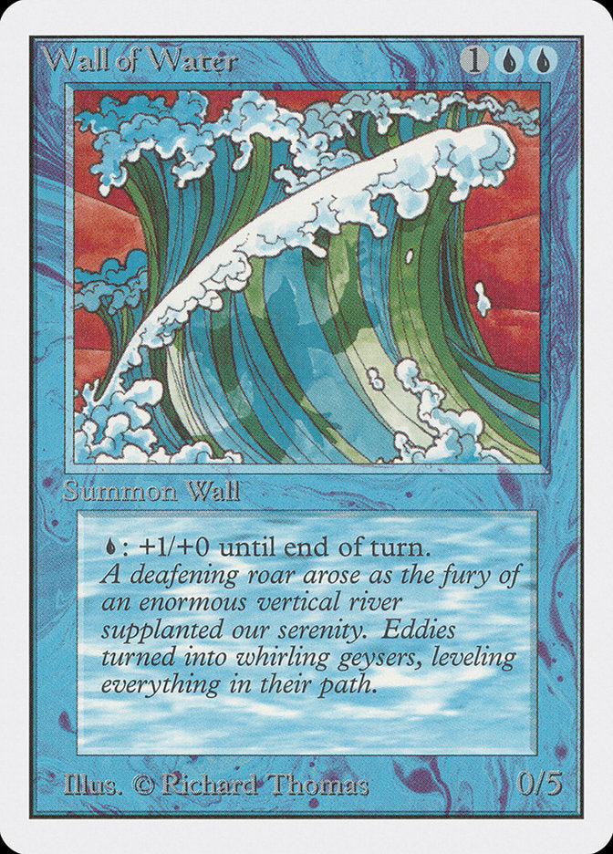 Wall of Water [Unlimited Edition] | GrognardGamesBatavia