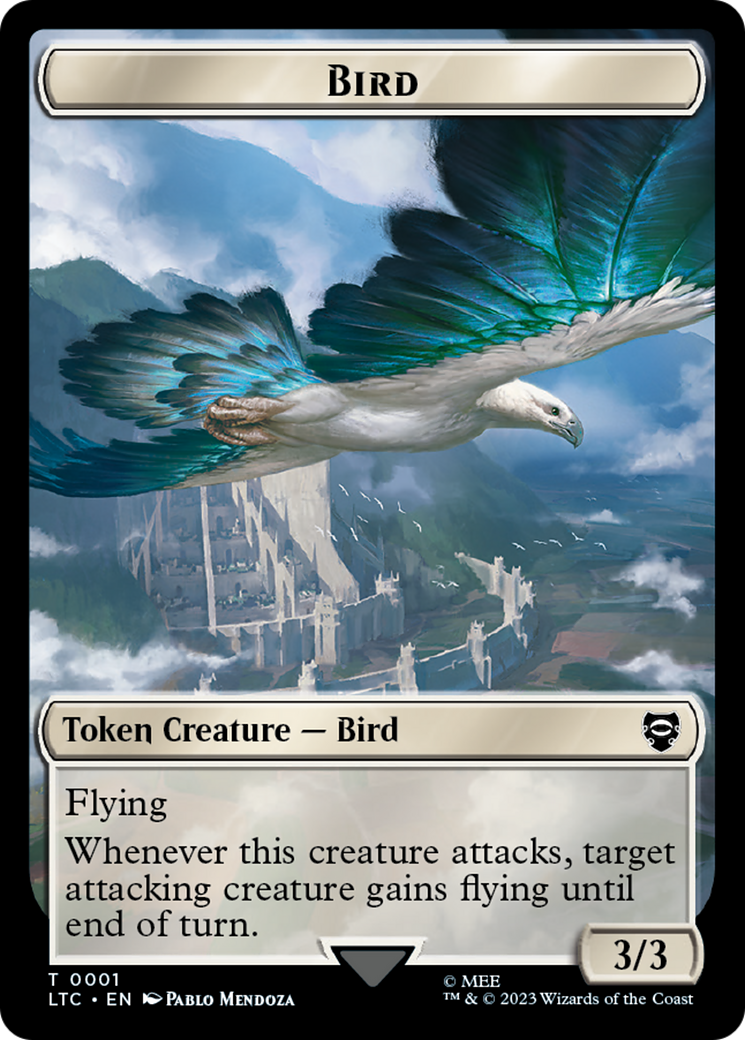 Bird // Food Token [The Lord of the Rings: Tales of Middle-Earth Commander Tokens] | GrognardGamesBatavia