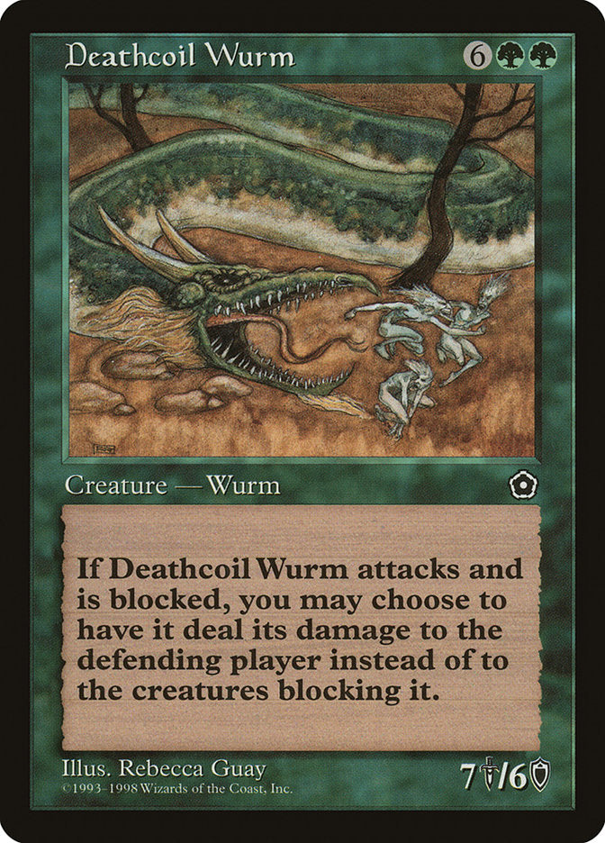 Deathcoil Wurm [Portal Second Age] | GrognardGamesBatavia