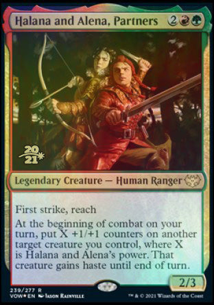 Halana and Alena, Partners [Innistrad: Crimson Vow Prerelease Promos] | GrognardGamesBatavia