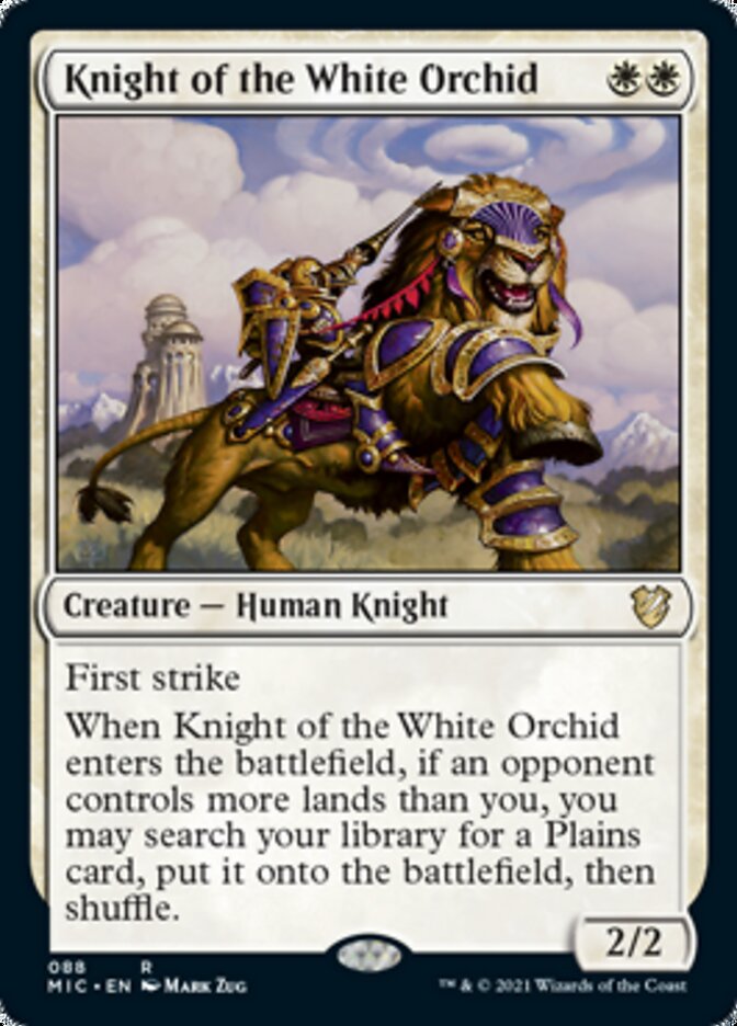 Knight of the White Orchid [Innistrad: Midnight Hunt Commander] | GrognardGamesBatavia