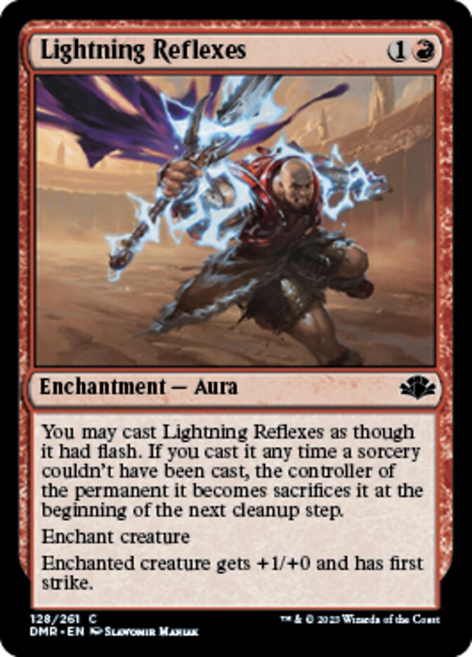 Lightning Reflexes [Dominaria Remastered] | GrognardGamesBatavia