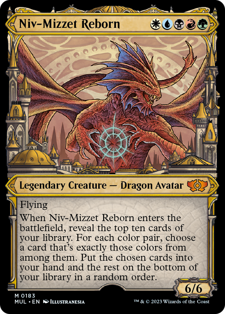 Niv-Mizzet Reborn (Halo Foil) [Multiverse Legends] | GrognardGamesBatavia