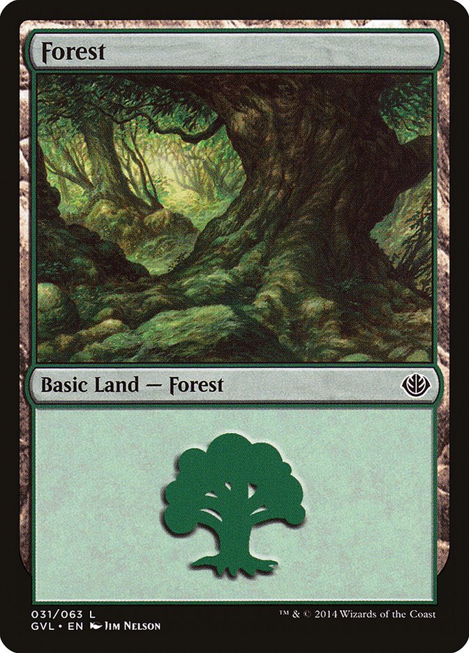 Forest (31) (Garruk vs. Liliana) [Duel Decks Anthology] | GrognardGamesBatavia