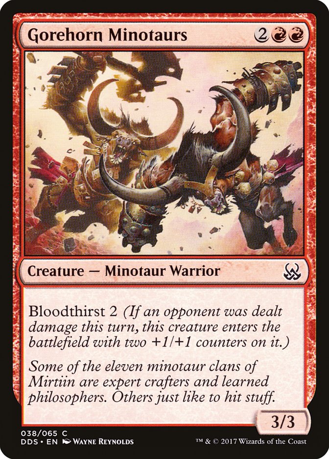 Gorehorn Minotaurs [Duel Decks: Mind vs. Might] | GrognardGamesBatavia