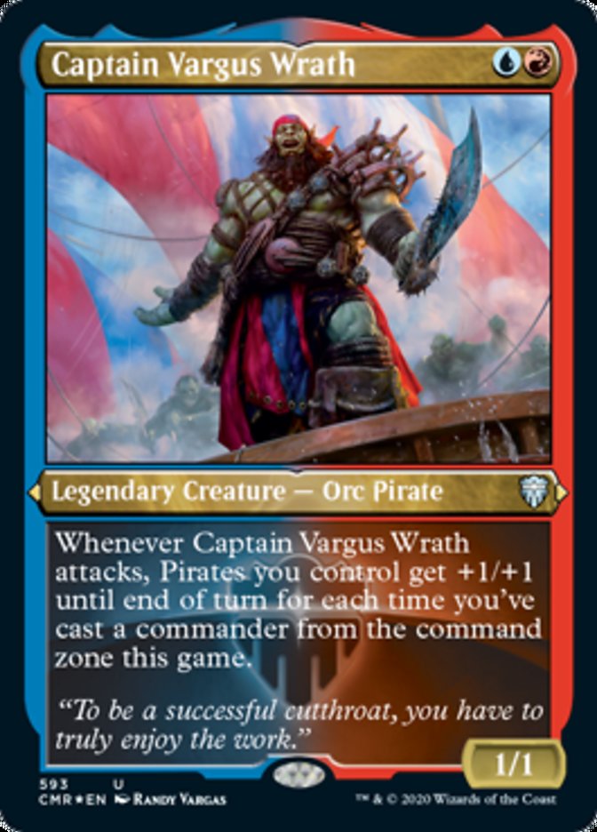 Captain Vargus Wrath (Etched) [Commander Legends] | GrognardGamesBatavia