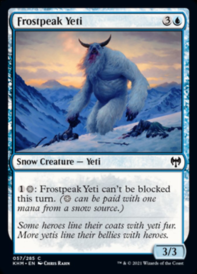 Frostpeak Yeti [Kaldheim] | GrognardGamesBatavia