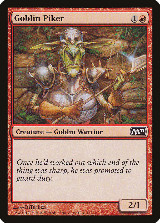 Goblin Piker [Magic 2011] | GrognardGamesBatavia