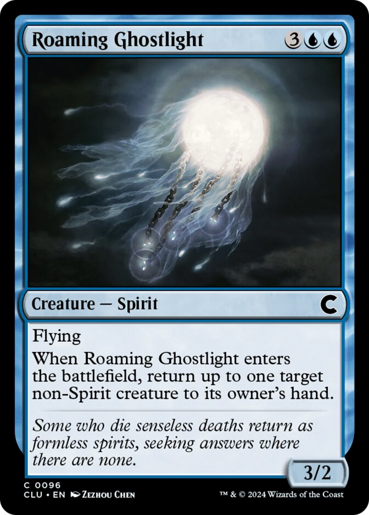 Roaming Ghostlight [Ravnica: Clue Edition] | GrognardGamesBatavia