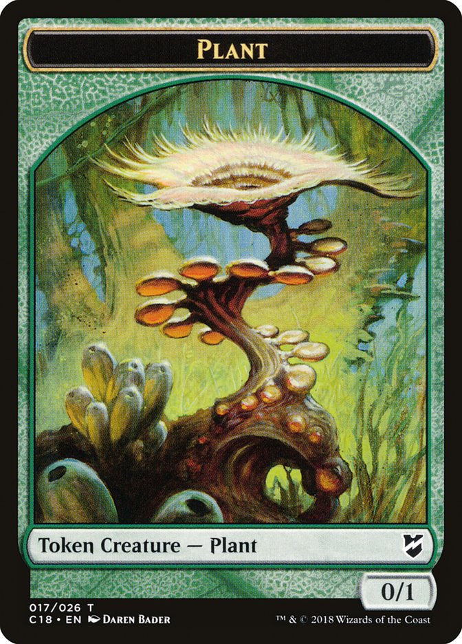 Plant Token [Commander 2018 Tokens] | GrognardGamesBatavia