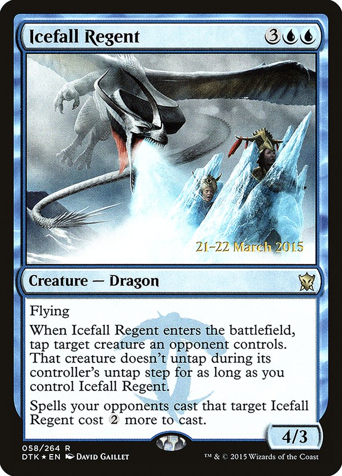 Icefall Regent [Dragons of Tarkir Prerelease Promos] | GrognardGamesBatavia