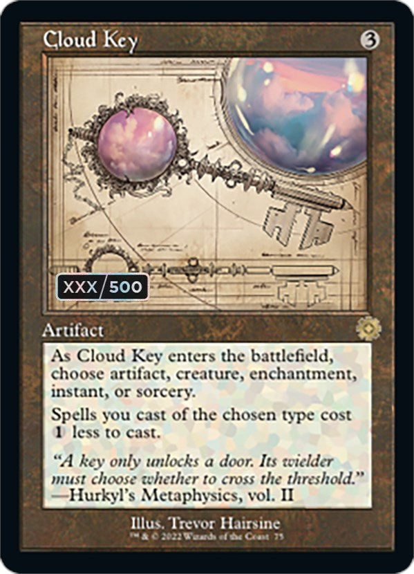 Cloud Key (Retro Schematic) (Serial Numbered) [The Brothers' War Retro Artifacts] | GrognardGamesBatavia