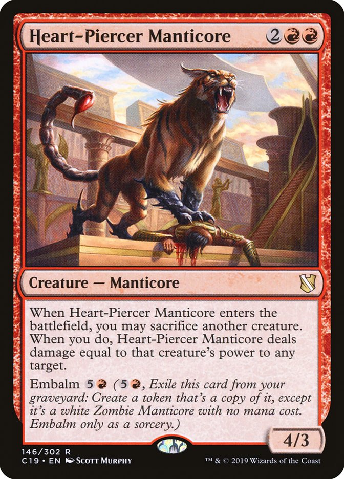 Heart-Piercer Manticore [Commander 2019] | GrognardGamesBatavia