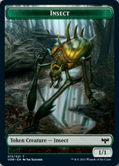 Insect // Treasure Double-Sided Token [Innistrad: Crimson Vow Tokens] | GrognardGamesBatavia