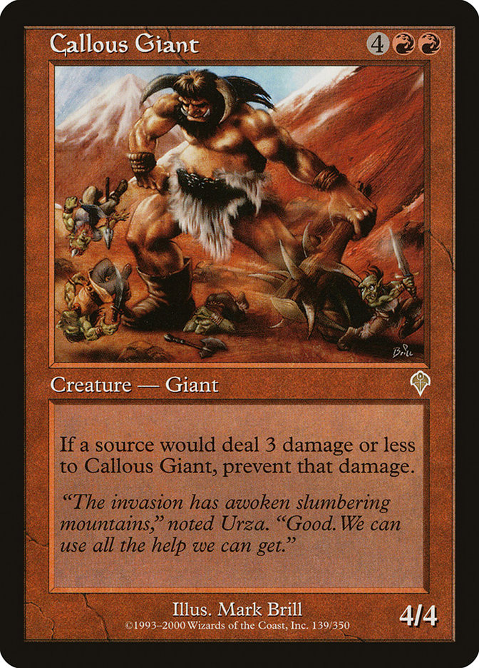 Callous Giant [Invasion] | GrognardGamesBatavia