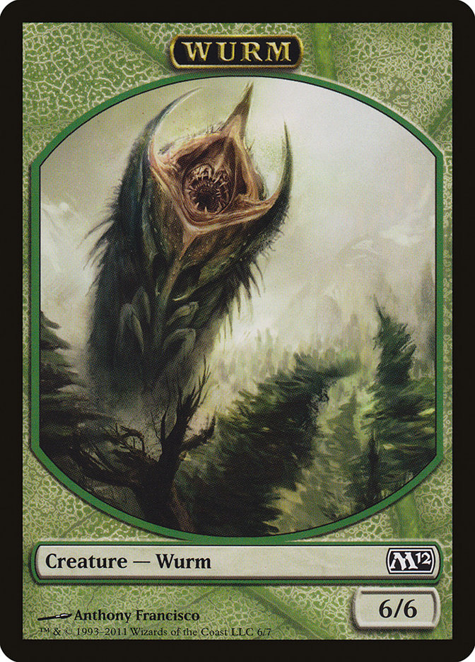 Wurm Token [Magic 2012 Tokens] | GrognardGamesBatavia