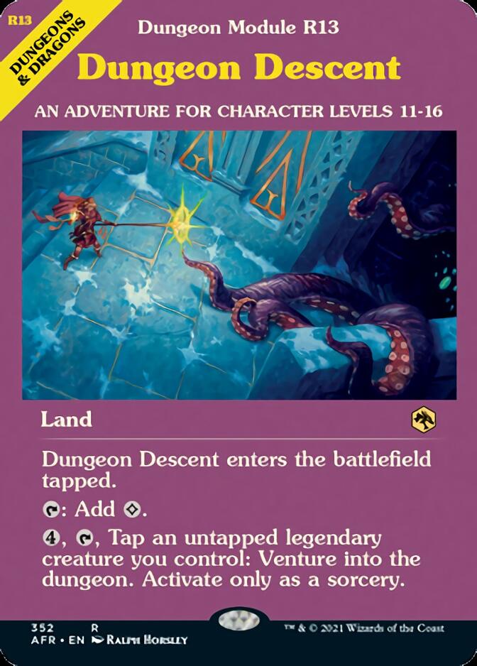 Dungeon Descent (Dungeon Module) [Dungeons & Dragons: Adventures in the Forgotten Realms] | GrognardGamesBatavia