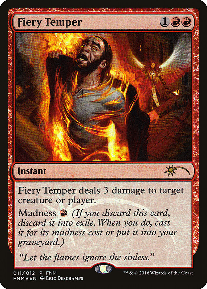 Fiery Temper [Friday Night Magic 2016] | GrognardGamesBatavia