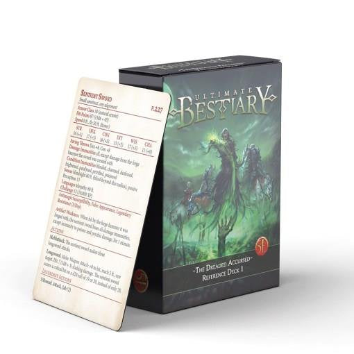 Copy of Ultimate Bestiary: The Dreaded Accursed Reference Deck | GrognardGamesBatavia